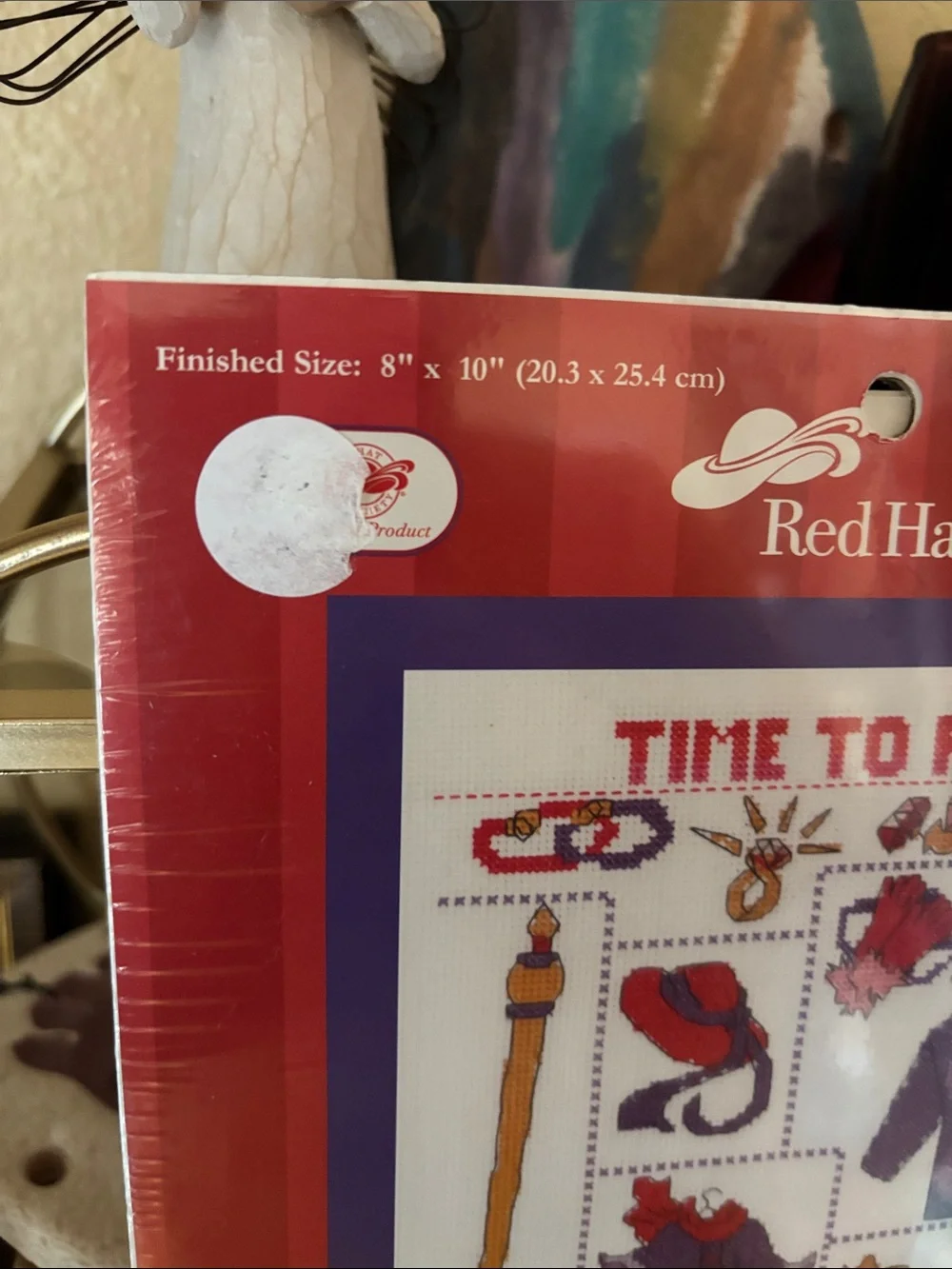 Red Hat Society Cross Stitch Kit 2005